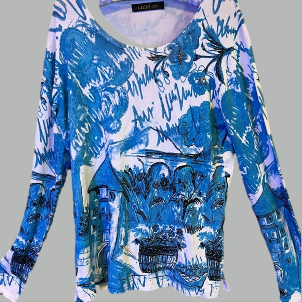 French Provincial Lightweight Sweater-Dressy